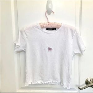 embroidered baby tee